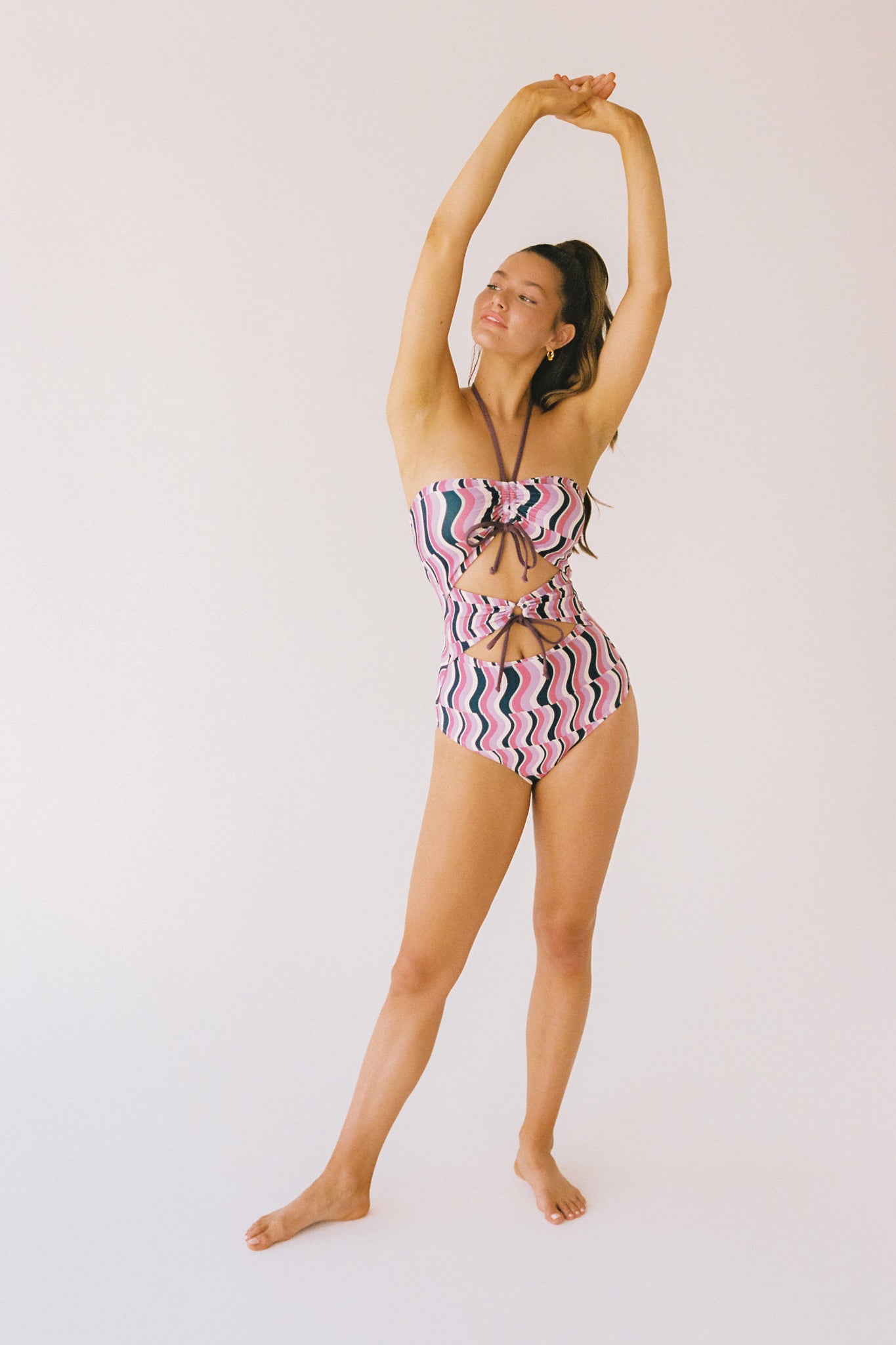 Esme Halter Neck One Piece Swimsuit