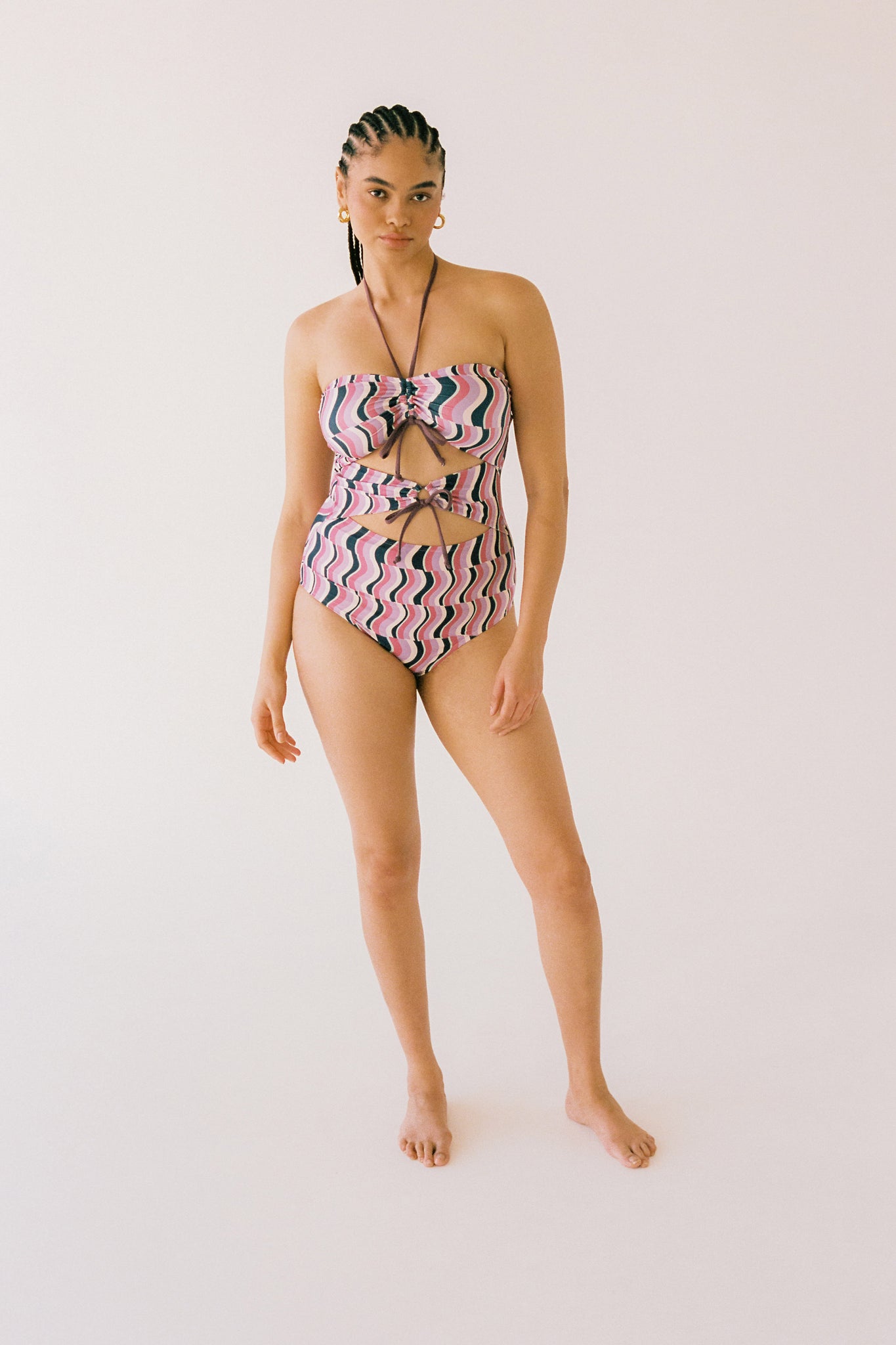 Esme Halter Neck One Piece Swimsuit