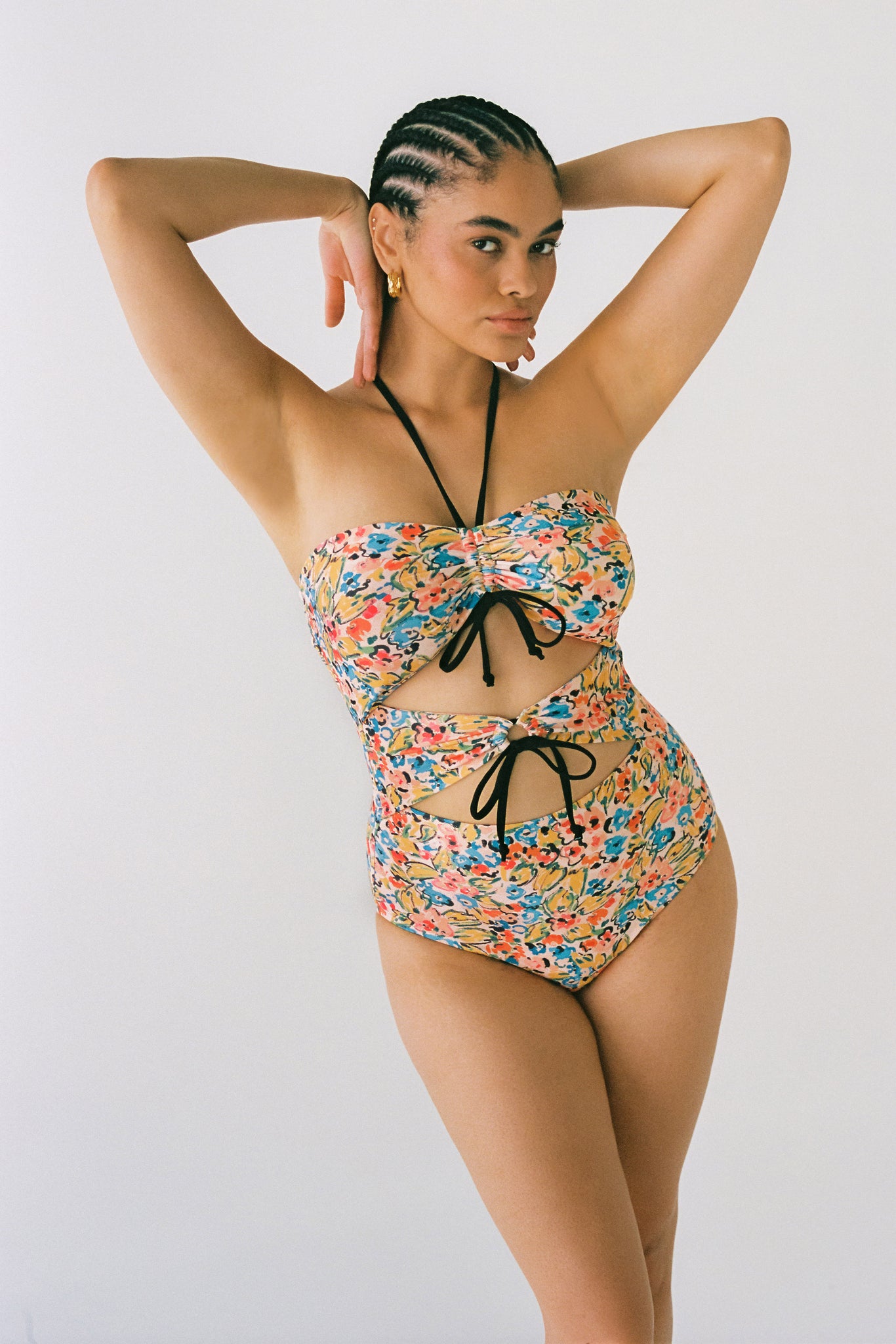 Janey Halter Neck One Piece Swimsuit